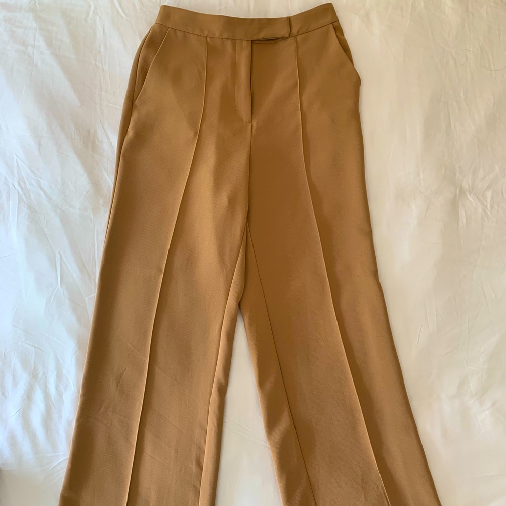 Topshop Women Size 4 Camel Trousers
